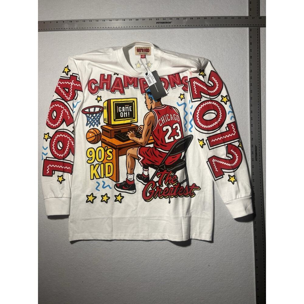 Jordan X Kobe Long Sleeve T Shirt 90s Kid Men’s Size Large - Picture 4 of 9